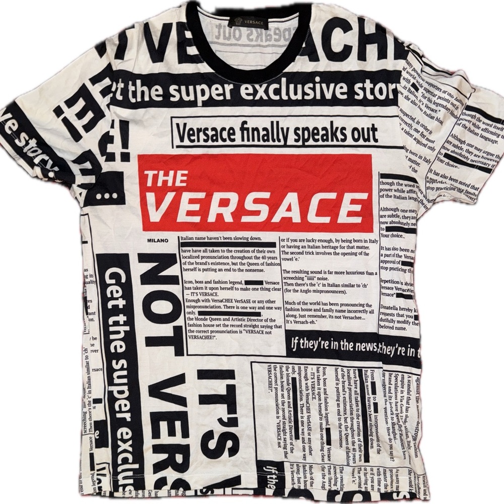 Newspaper Drip Shirt